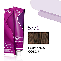 Краска для волос Londa Professional Permanent Color Extra Rich Creme 5/71 (light brown brown-ash) 60мл