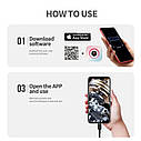 Ендоскопічна камера HD305 IP68 для iPhone, iPad, iOS Lighting Ø 8 мм жорсткий 10 м., фото 7