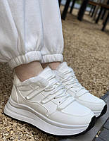 Кросівки жіночі зимові 8 пар у ящику білого кольору 36-41, фото 5