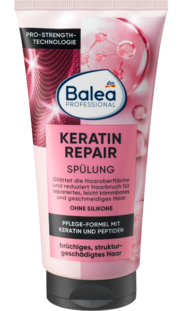 Професійний бальзам для волосся з кератином Balea Spülung Keratin Німеччина