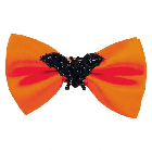 Краватка-метелик з кажаном оранжева