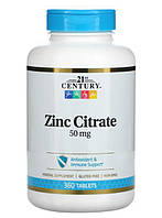 Цинк цитрат 21st Century ZINC Citrate 50 мг 360 таблеток