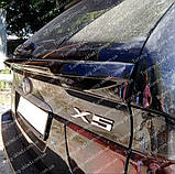 Спйлер під скло Бмв Х5 Е53 (нижній спойлер на Bmw X5 E53), фото 2