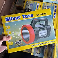 Фонарь переносной 2в1 Silver Tools ST-6678 на аккумуляторе, Фонарь для кемпинга автономный 1+1 режим ls