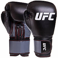 Боксерские перчатки на липучке PU UFC UBCF-75180 (размер 12 унций)