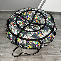 Тюбінг великий 100 см, надувні санки, ватрушка для дітей і дорослих, тюбінг для катання на гірці