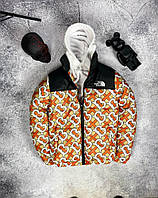 Оранжевая мужская зимняя куртка.7-412 высокое качество