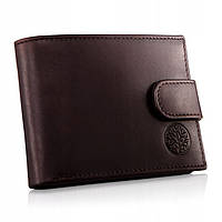 Мужской кожаный кошелек Betlewski из RFID 12 х 9 х 3 (BPM-NVTC-60) - коричневый