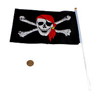 Пиратский флаг, 150 см - 90 см