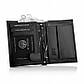Чоловічий шкіряний гаманець Betlewski з RFID 9,5 х 12,3 х 2,5 (BPM-KE-62) - чорний, фото 4