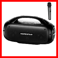 Портативная беспроводная Bluetooth колонка Hopestar A50 с микрофоном 80 Ватт