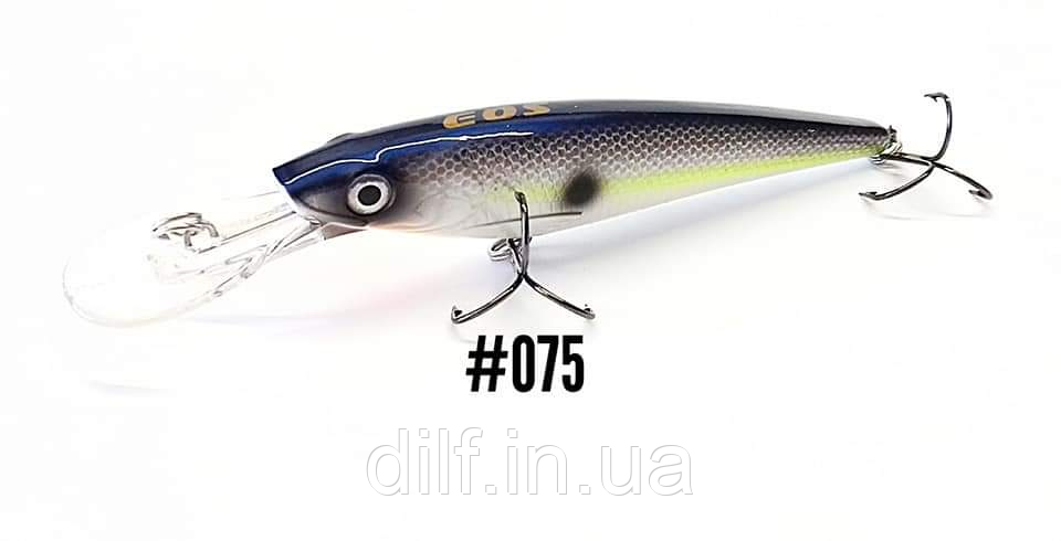 Воблер EOS Flash minnow 110f вага 16.2г заглиблення 1.5-2.5м (колір 075), фото 1