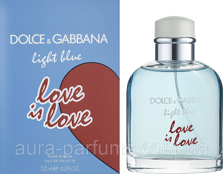 Чоловічі парфуми Dolce & Gabbana Light Blue Love Is Love Pour Homme Туалетна вода 125 ml/мл