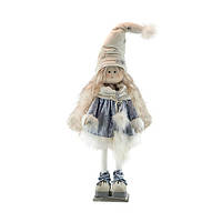Текстильная Кукла новогодняя игрушка мягкая, 80см, 645В