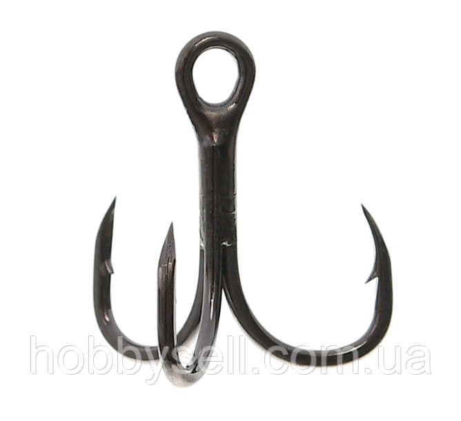 Трійники Flagman F41 BN №6 (5шт) Рибальський гачок потрійний (Трійники на щуку), фото 1