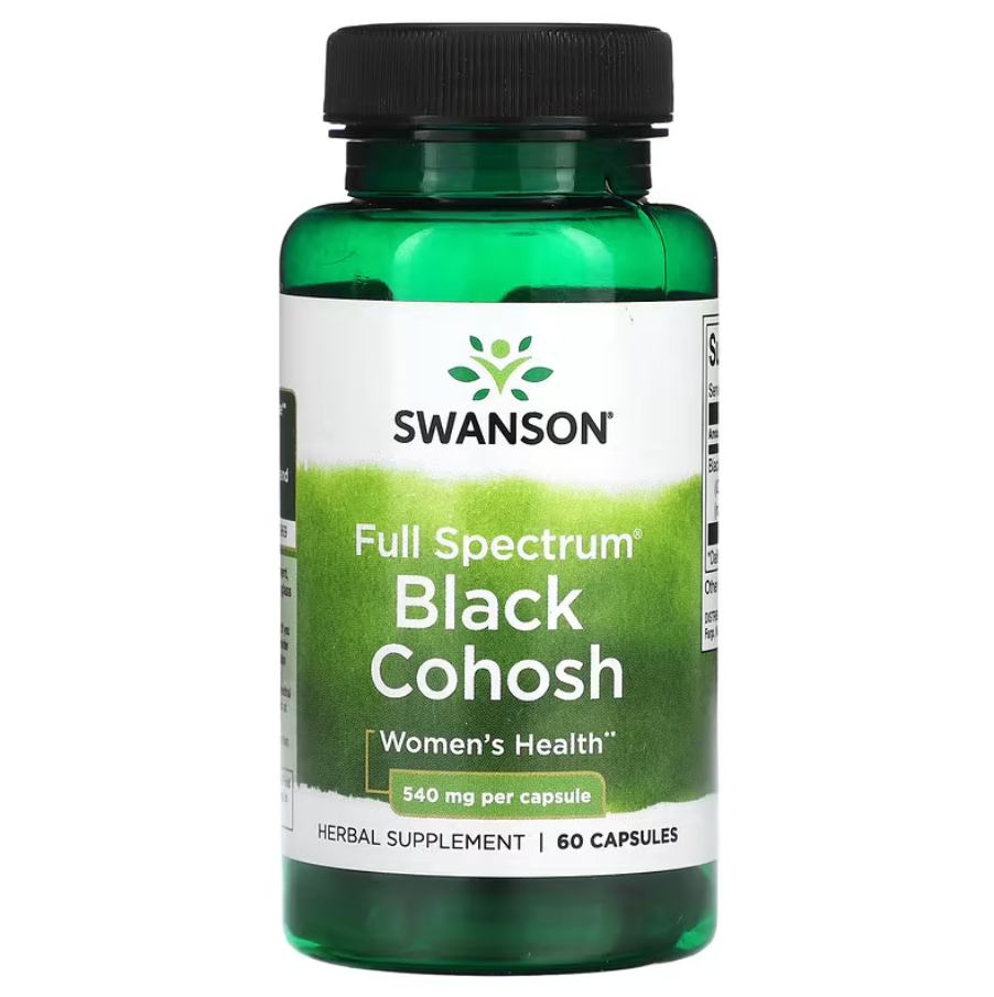 Full Spectrum Black Cohosh 540 мг Swanson 60 капсул