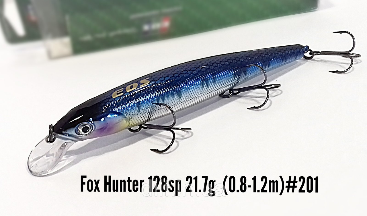 Воблер EOS Fox Hunter 128sp вага 21.7г заглиблення 0.8-1.2м (колір 201), фото 1