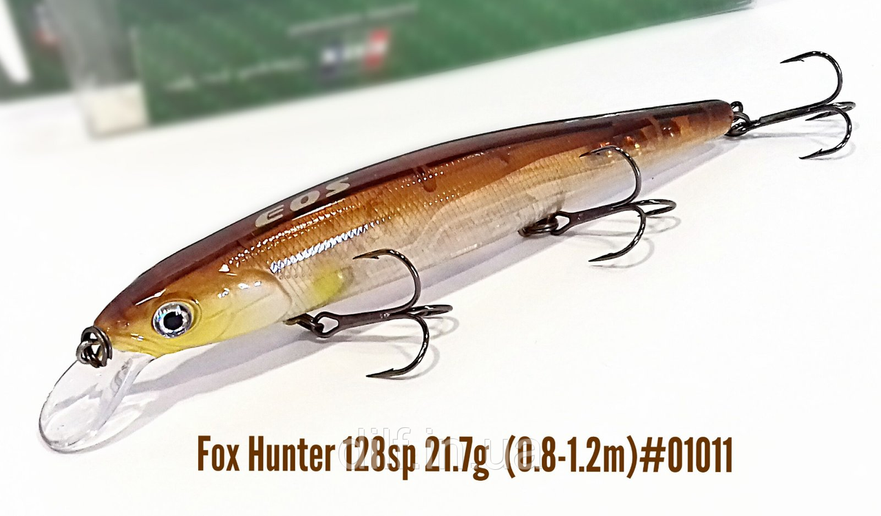 Воблер EOS Fox Hunter 128sp вага 21.7г заглиблення 0.8-1.2м (колір 01011), фото 1