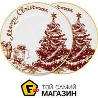Тарелка мелкая Lefard Набор тарелок Merry Christmas 19 см 924-745