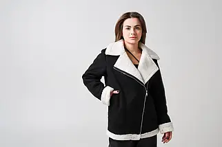 Жіноча дублянка модель 204 р-ри 42-52, фото 3
