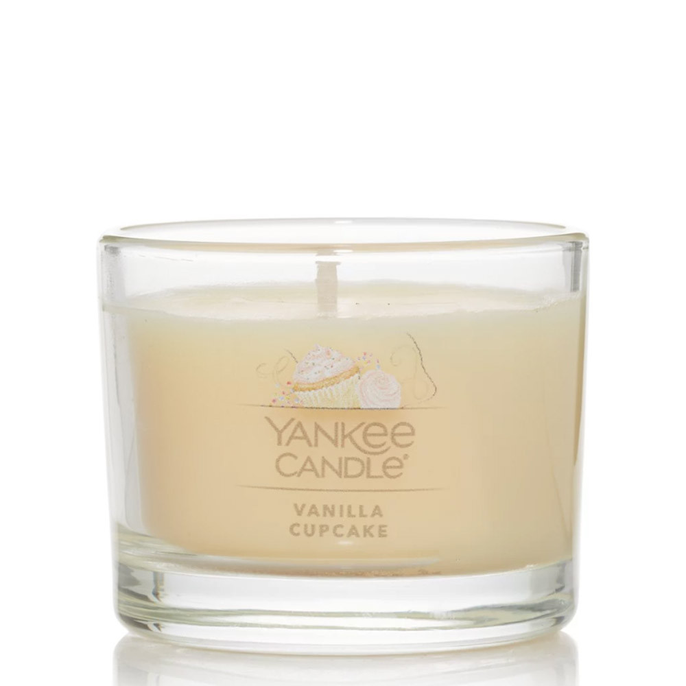 Свічка ароматична соєва у склі "Ванільний кекс" Yankee Candle Mini Singles