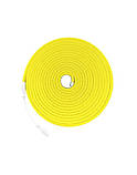 Неонова гнучка стрічка LED Neon Flex 0729 силіконова герметична 12V-220V, 5 м Жовтий, фото 5