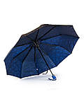 Парасолька напівавтомат жіноча Bellissimo M524 жакардова на 10 спиць Синій, фото 4