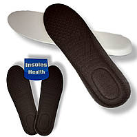Стельки для обувь массажные вырезные 36-46р Insoles Health черные