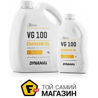 Масло для садовой техники Украина Масло для цепей DYNAMAX CHAIN SAW OIL 100 ISO 4 л