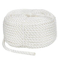 Веревка Polyester 3 Strand Rope 8Mm*30M White