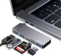 Адаптер Raycue 5-in-1 USB C Hub для MacBook Pro/Air M1 2020 2019 2018