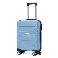 Маленький дорожный чемодан на колесиках Semi Line 20" (S) Blue (T5616-1) -UkMarket-