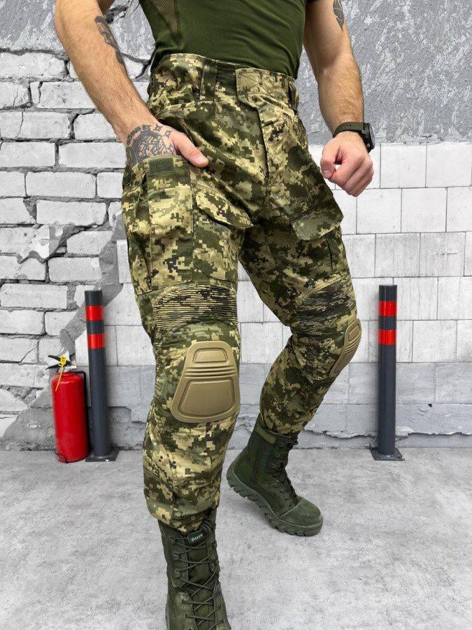 Брюки тактичні піксель чоловічий військовий одяг, Армійські водовідштовхувальні штани Ріп стоп осінь зима