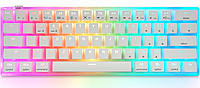 Игровая Механическая Клавиатура Skyloong GK61 SK61 Gateron Transparent Hot-Swap с Подсветкой Клавиш RGB (Хит)