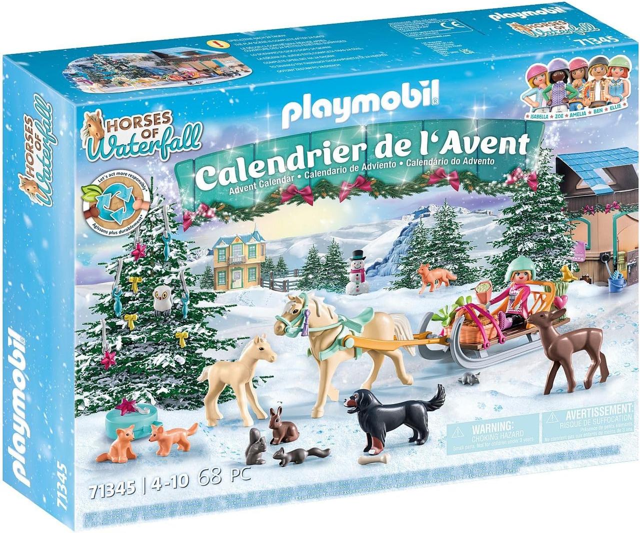 Адвент календарь Рождественские сани от Playmobil (68 предметов) - фото 1 - id-p2019917089