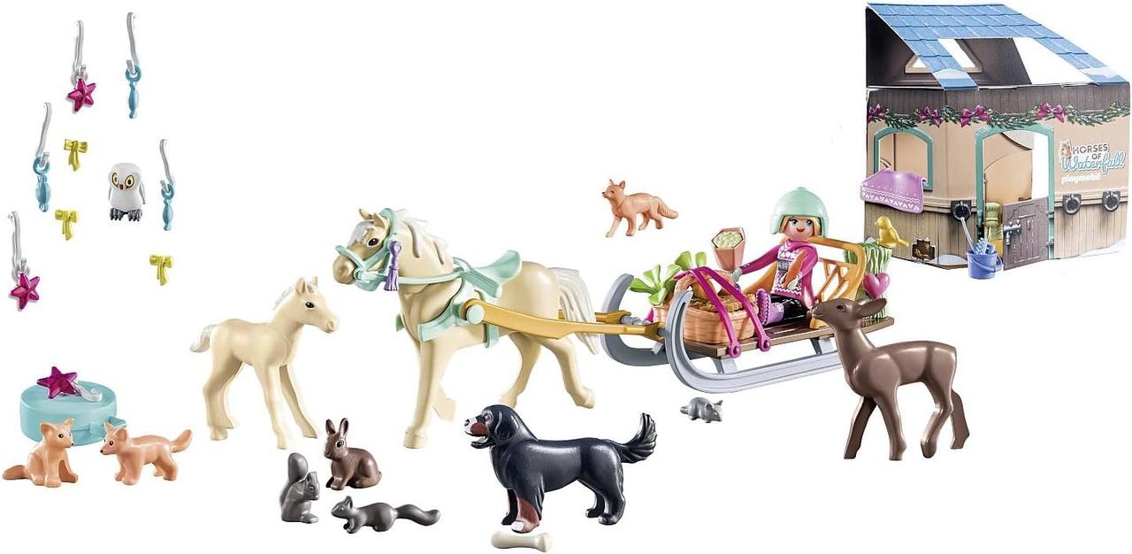 Адвент календарь Рождественские сани от Playmobil (68 предметов) - фото 3 - id-p2019917089
