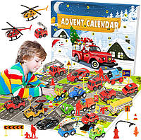 Адвент календарь подарочный развивающий для ребенка от 3 лет Самолеты и машинки от Joyin