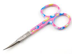 Ножиці для кутикули Zauber (кольорові)