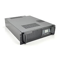 ДБЖ із правильною синусоїдою ONLINE Ritar RT-10KL-LCD, RACK 10000VA (9000 Вт), 192 В, Ток макс. 5 A, під зовнішній