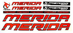 Наклейка Merida на раму велосипеда, червоний (NAK036)