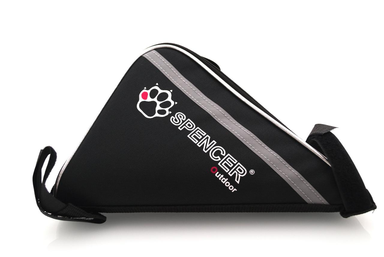 Сумка під раму кутова Spencer чорний (saks10)