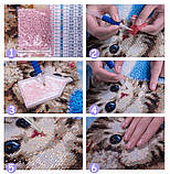 Алмазна мозаїка (живопис) Соняшники у вазі, 30х40 (EJ1356), фото 8