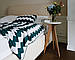 Чохол для подушки в'язаний Ohaina 70x50 Ocean blue + White, фото 6