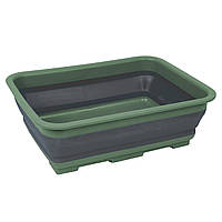 Таз складной Bo-Camp Washing Bowl Collapsible 7L Grey/Green (6303690) I'Pro