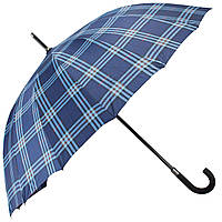 Трость зонт (зонтик) Semi Line Grid Blue (2512-3) I'Pro