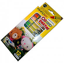 Мел масляний (12 кольорів) AIHAO 68011-12 " Oil Pastel"