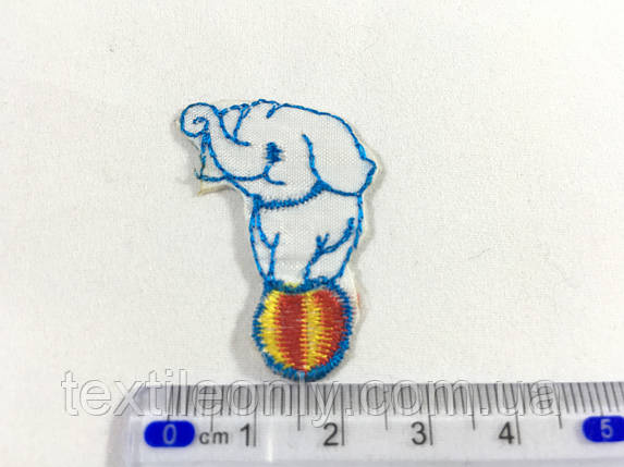 Нашивка слоненя 27х37 мм, фото 1
