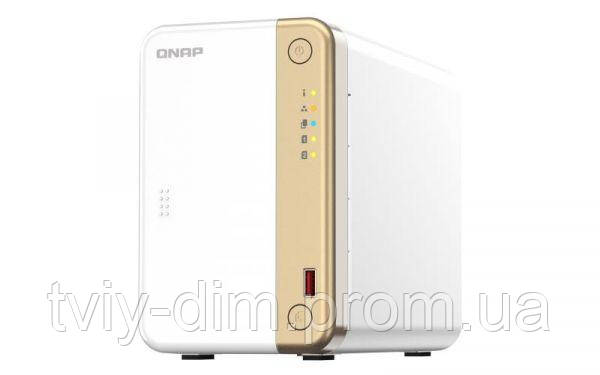 Мережеве сховище QNAP TS-262-4G (2.5GbE, HDMI, USB 3.2 Gen2) TS-262-4G (код 1445783)