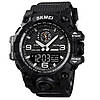 Годинники спортивні скмей SKMEI 1586BK BLACK, Годинники армійські для ЗСУ військові чоловічі FN-86, фото 5