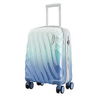 Маленький дорожный чемодан на колесиках Semi Line 20" (S) Blue/Navy Gradient (T5648-1) I'Pro